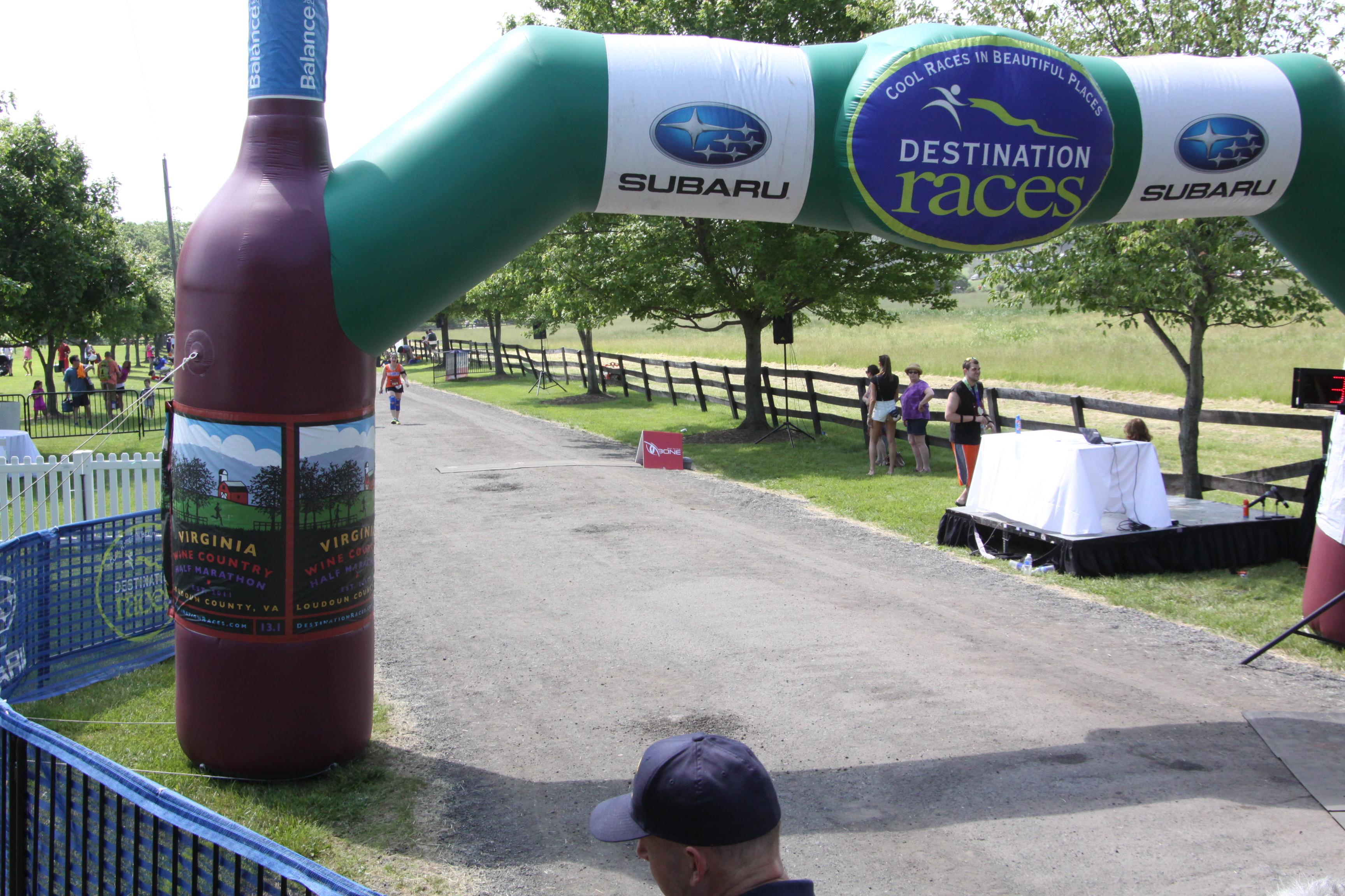 Wine Country Half Marathon Dave Survives 13 Miles in the Virginia Sun