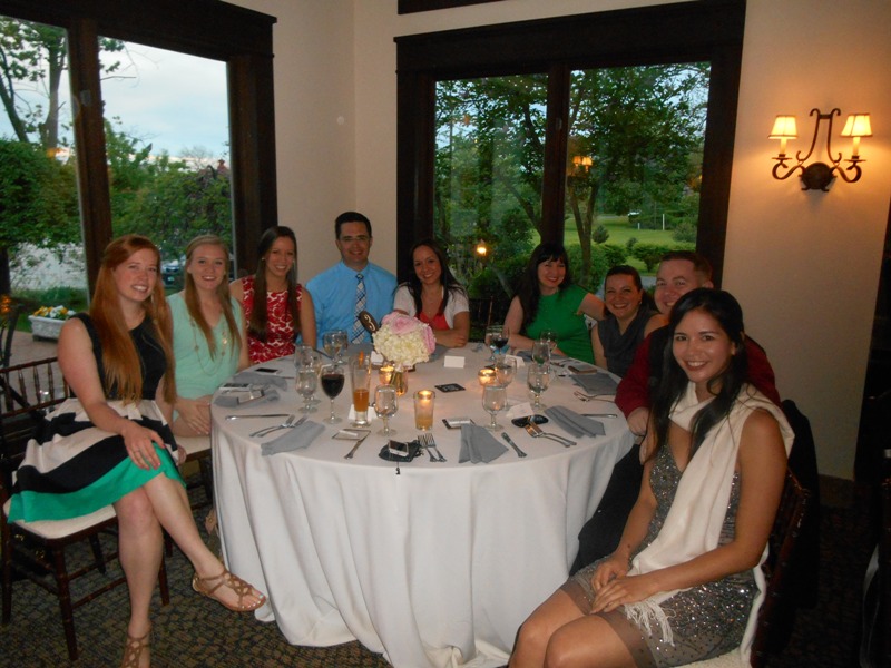 The YeBu (minus Dave and Elissa) table