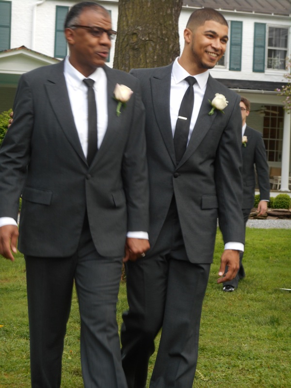 Yusuf calming down his excited father
