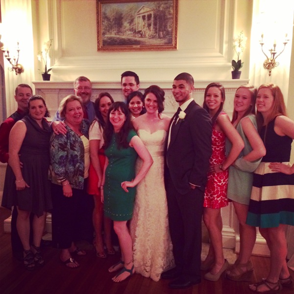 YeBu with the bride and groom