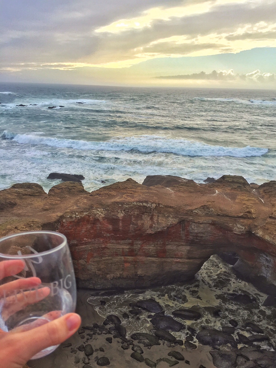 Submitted by Lauren Grove. Lauren is LivingBig at the Devil's Punchbowl in Outter Rock Oregon.