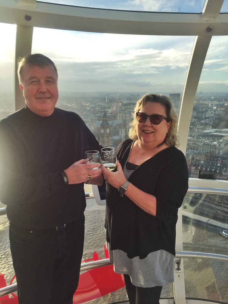 EB and DY in London Eye 2